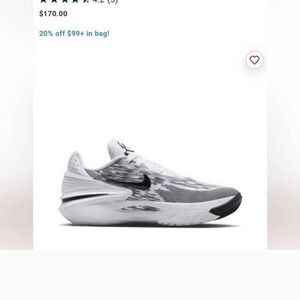 Nike Air Zoom GT Cut 2 TB Panda Black White Basketball Men’s 8.5